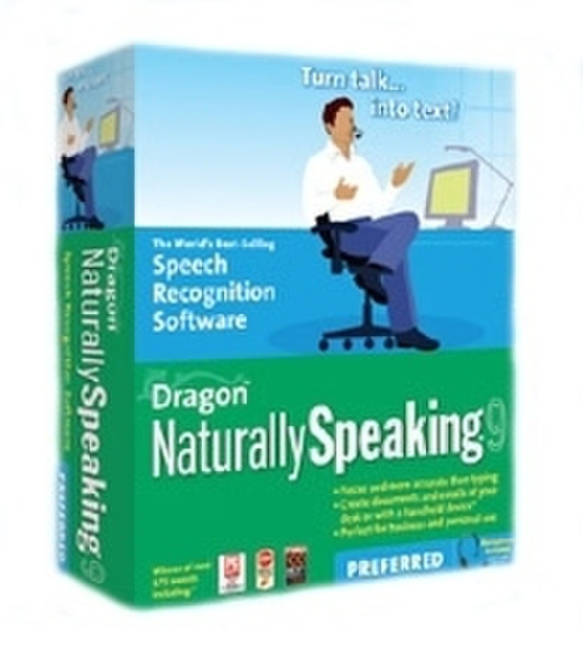 Nuance Dragon NaturallySpeaking Upgrade to Preferred 9 Brown Bag (DE)