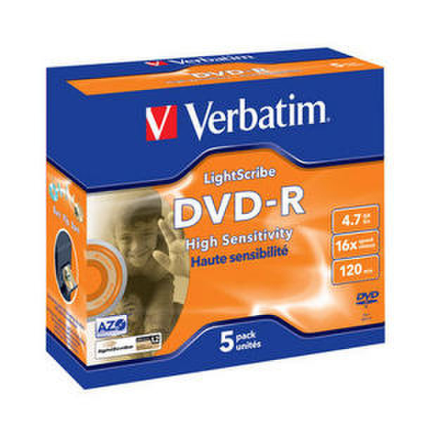 Verbatim DVD-R LightScribe 1.2 4.7GB DVD-R 5pc(s)