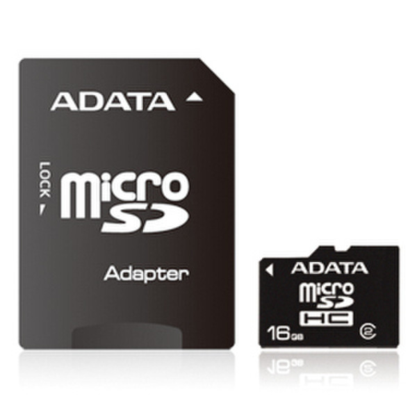 ADATA AUSDH16GCL2-RA1 16ГБ MicroSDHC карта памяти