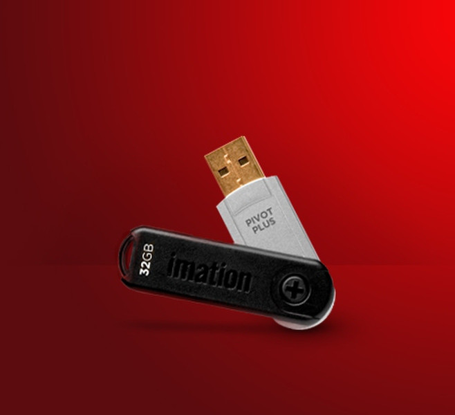 Imation 27199 16ГБ USB 2.0 Тип -A Алюминиевый, Черный USB флеш накопитель