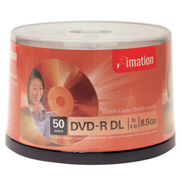 Imation 27239 8.5ГБ DVD-R DL 50шт чистый DVD
