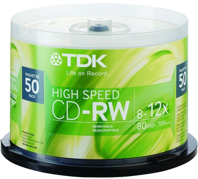 Imation 48275 CD-RW 700МБ 50шт чистые CD