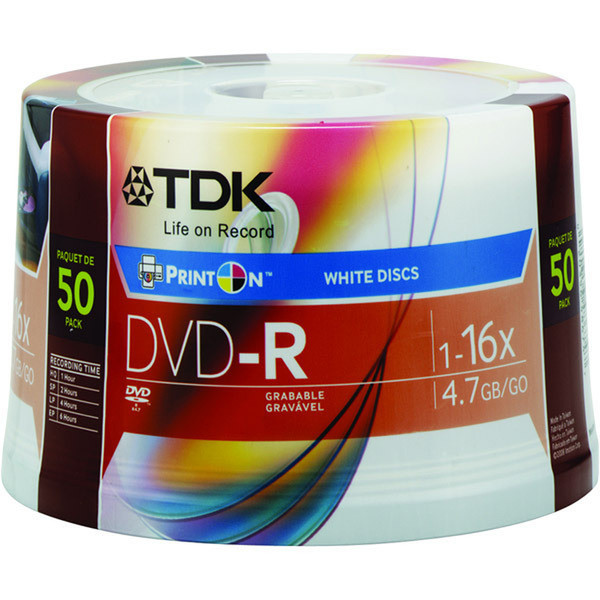 Imation 48674 4.7GB DVD-R 50pc(s) blank DVD
