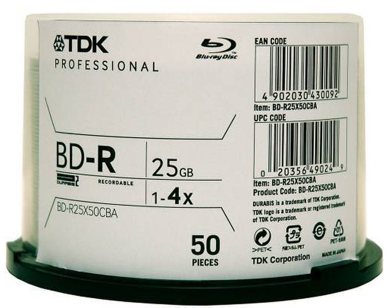 Imation 49024 25GB BD-R 50Stück(e) Leere Blu-Ray Disc