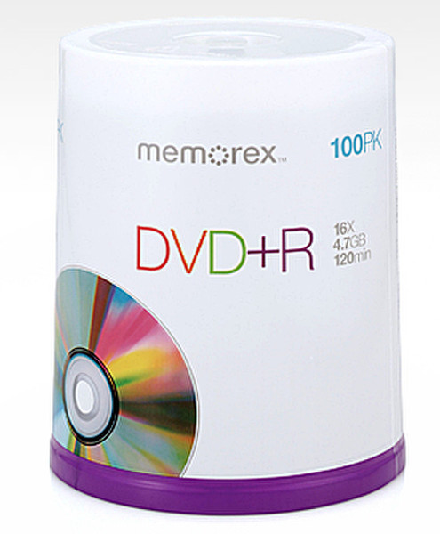 Imation 16x DVD+R 4.7GB 100 Pack Spindle 4.7ГБ DVD+R 100шт