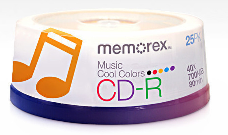 Memorex CD-R 25pk CD-R 700МБ 25шт