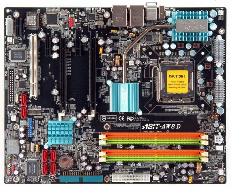 abit AW8D Socket T (LGA 775) ATX motherboard