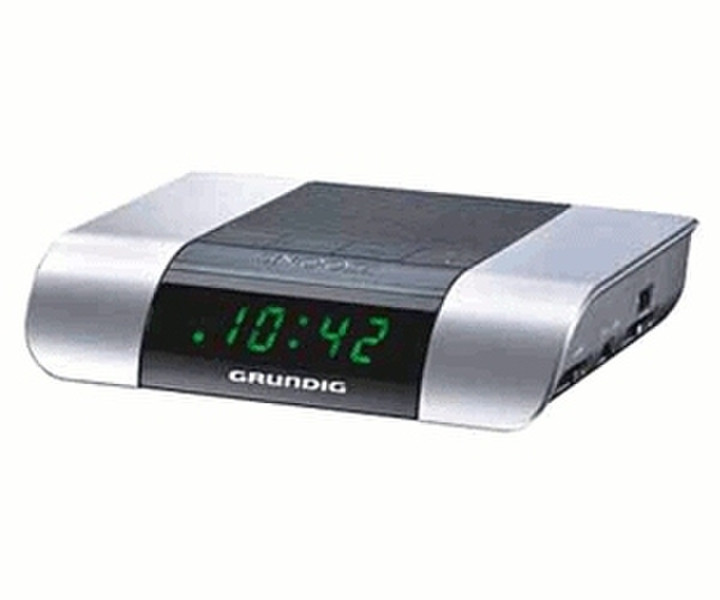 Grundig Sonoclock 360 Часы Черный, Cеребряный радиоприемник