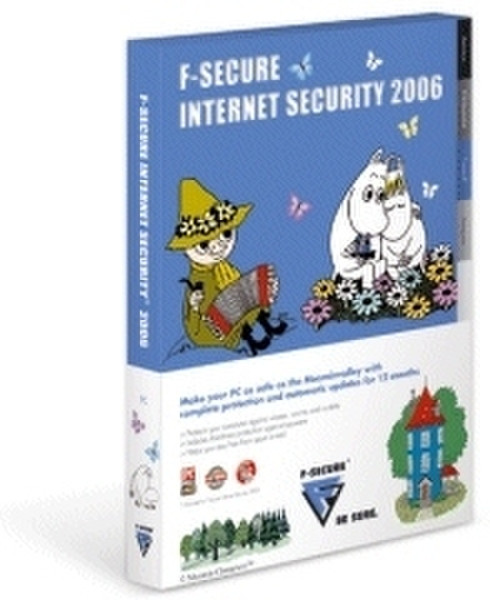 F-SECURE Internet Security 2006 License with 1 year Support and Mainte