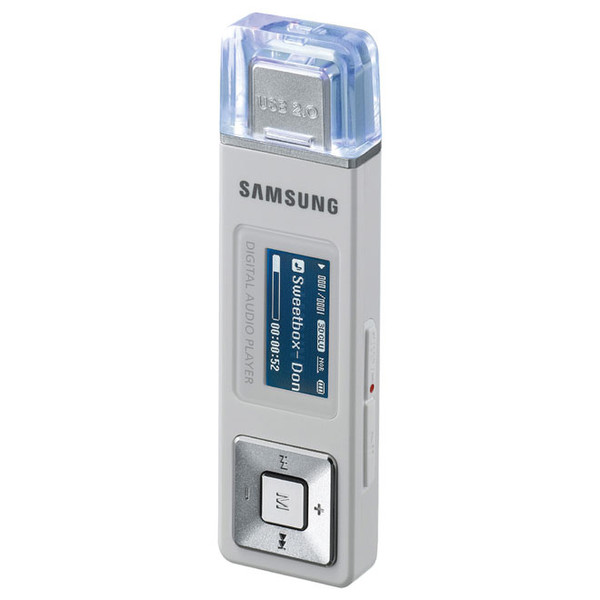 Samsung 1GB MP3 Player, White