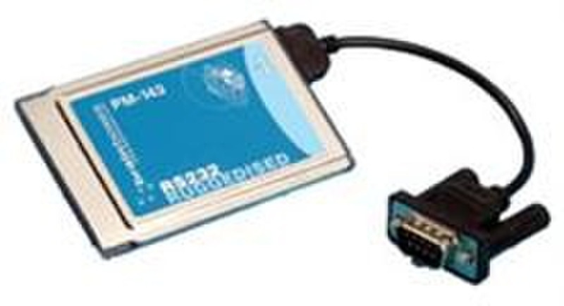 Brainboxes 1-Port RS232 (Ruggedised) PCMCIA Card interface cards/adapter