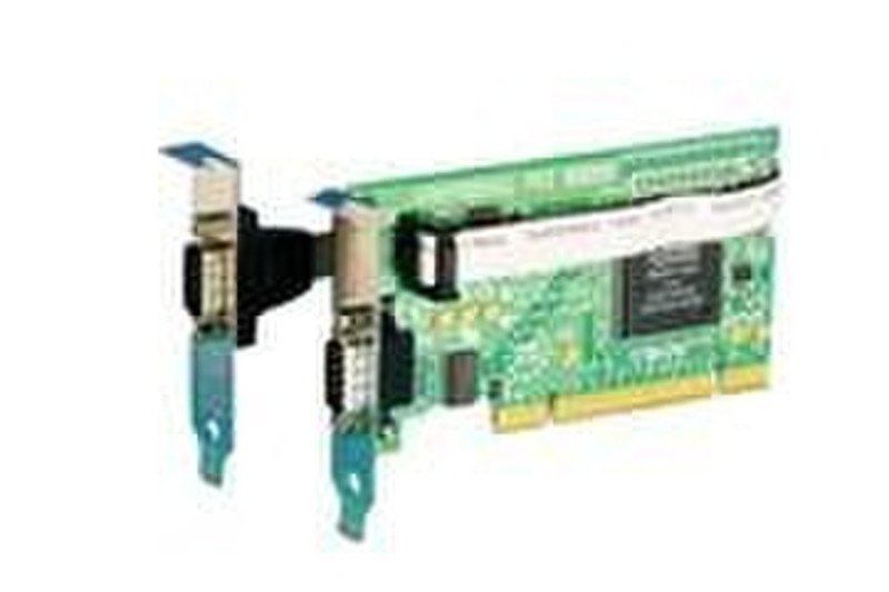 Brainboxes Universal Low Profile 2-Port RS232 PCI Card Schnittstellenkarte/Adapter