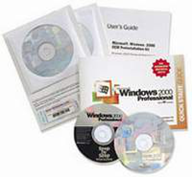 Microsoft OEM MS Windows Professional 2000 with Service Pack 4 (3-Pack) NL CD 1-