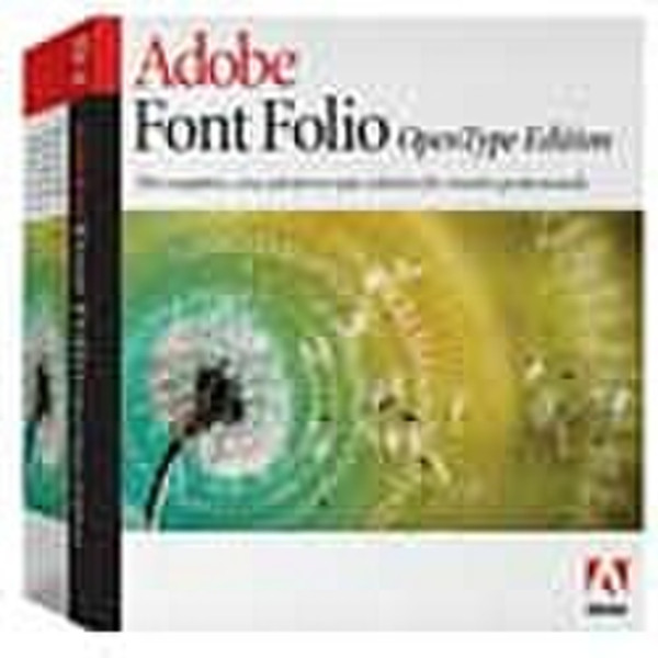Adobe Font Folio OpenType Edition OT 1 MLP 10pack IE/F/D 10 Users