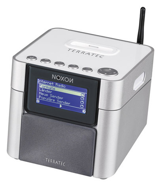 Terratec NOXON 2 Radio for iPod Персональный Цифровой Черный, Cеребряный радиоприемник