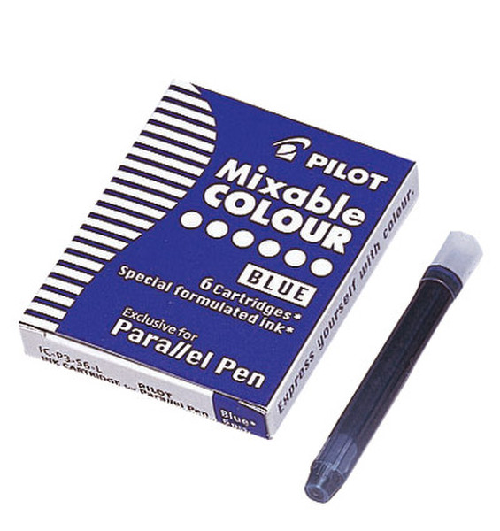 Pilot Parallel Pen Refill - 6 Blue Pack pen refill