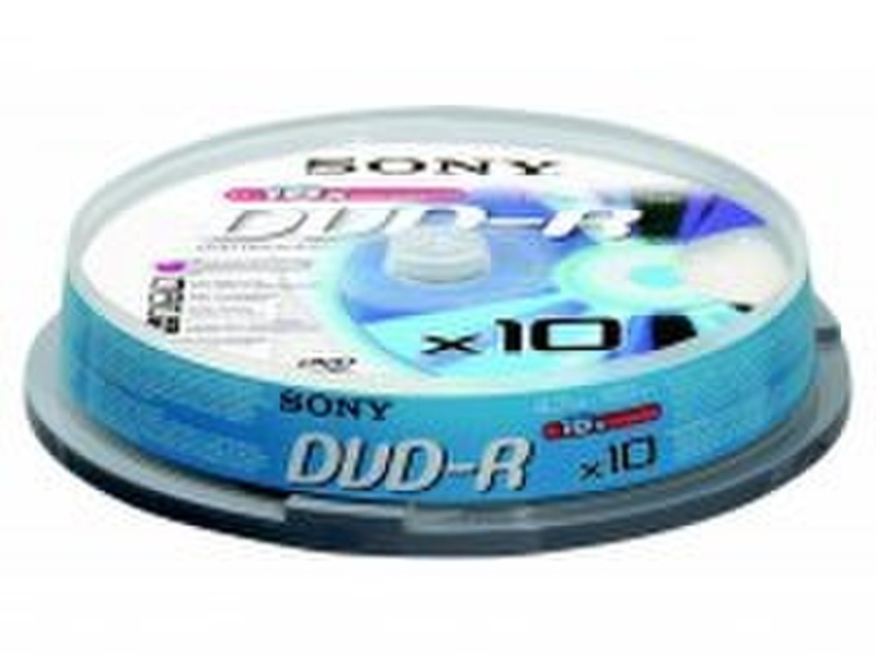 Sony DVD-R 4.7Gb 16x spindel (10) 4.7GB DVD-R 10Stück(e)