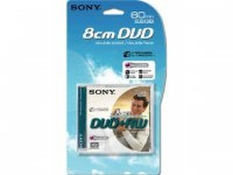 Sony DVD+RW 8cm 60min/2.8Gb 2.8GB DVD+RW 1pc(s)