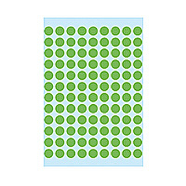 HERMA Multi-purpose labels ø 8mm green 540 pcs 540Stück(e) selbstklebendes Etikett