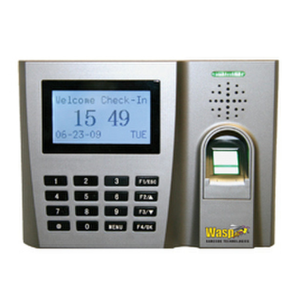 Wasp WaspTime Enterprise Biometric Solution Silver security access control system