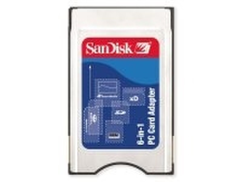 Sandisk PC-Card adapter 6-in-1 card reader
