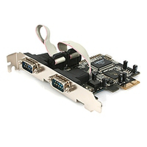 StarTech.com 2 Port 16550 PCI Express Serial Card интерфейсная карта/адаптер