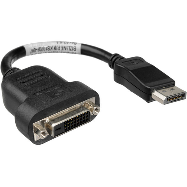 PNY DisplayPort to DVI DisplayPort DVI Black cable interface/gender adapter
