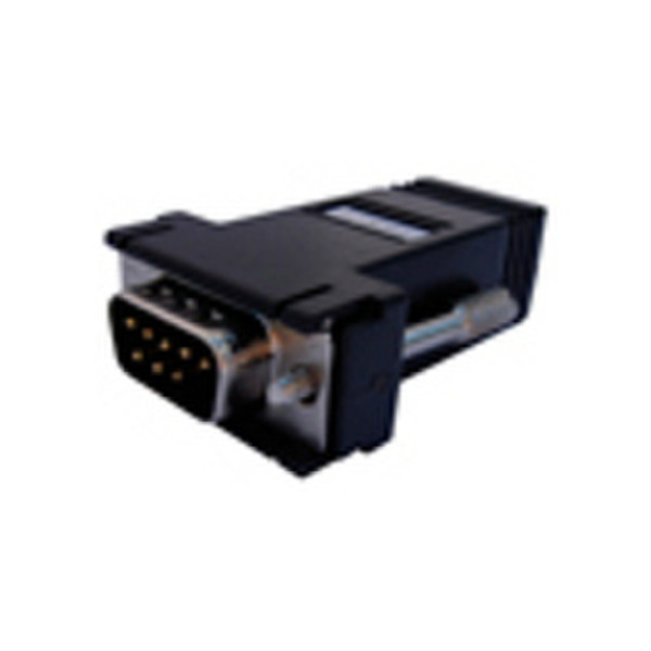 Perle DBA0021 8pck RJ45 (F) DB-9 (M) Schwarz Kabelschnittstellen-/adapter
