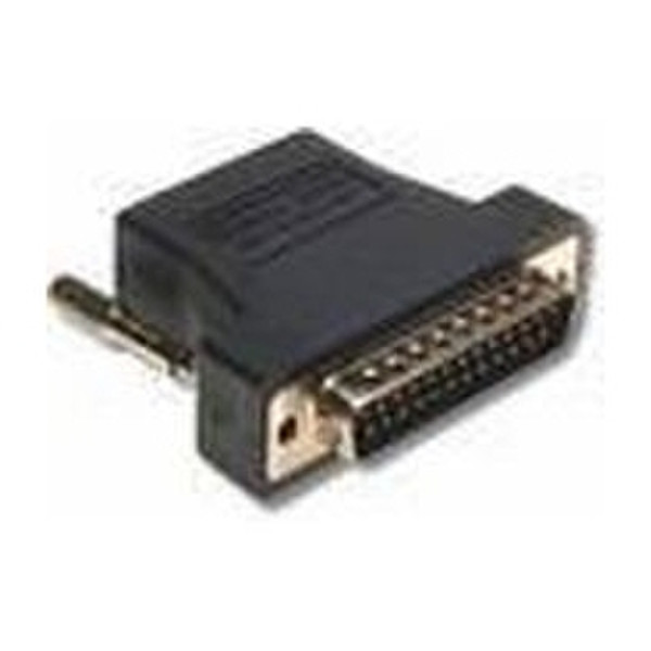 Perle DBA0011 RJ45 (F) DB-25 (M) Black cable interface/gender adapter