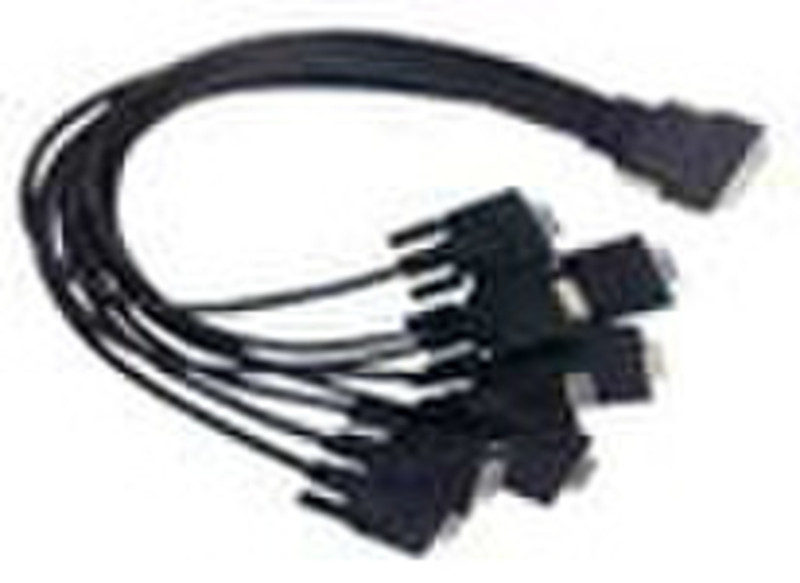 Perle 04001620 38.1m Black KVM cable