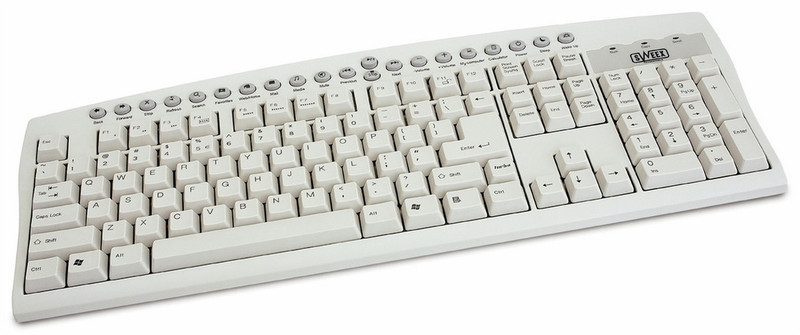 Sweex Multimedia Keyboard PS/2 Belgian PS/2 QWERTY Tastatur