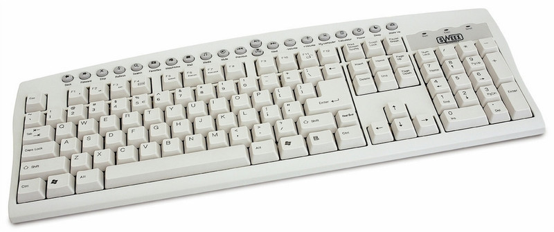 Sweex Multimedia Keyboard PS/2 UK PS/2 QWERTY Tastatur