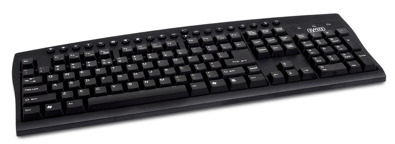 Sweex Multimedia Keyboard PS/2 Black Italian PS/2 QWERTY Schwarz Tastatur
