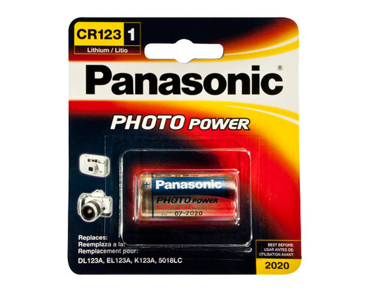 Panasonic CR-123APA/1B Литиевая 3В батарейки