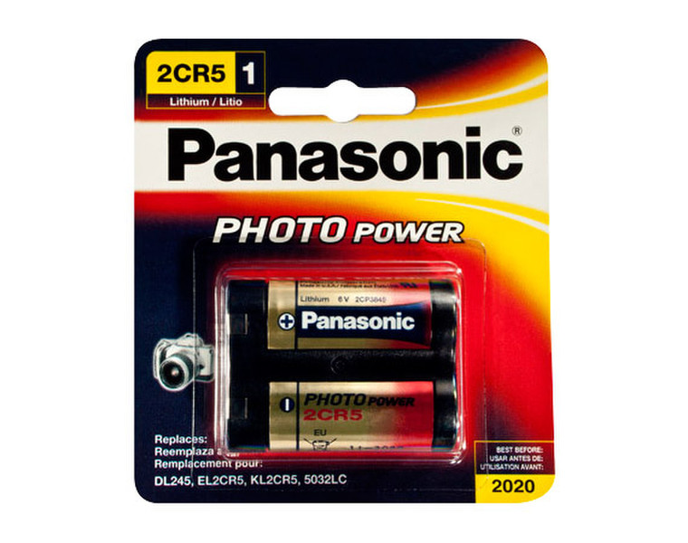 Panasonic 2CR5 Литиевая 6В батарейки