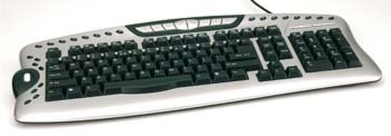 Sweex Office Line Keyboard SW-33 Silver Cro/Ser/BiH USB+PS/2 QWERTY Cеребряный клавиатура