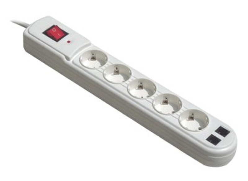 Eminent Power Protector 5x 5AC outlet(s) 230V White surge protector