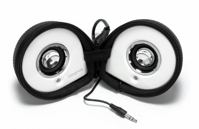 Creative Labs TravelSound P30 Stereo 0.1W Black,White
