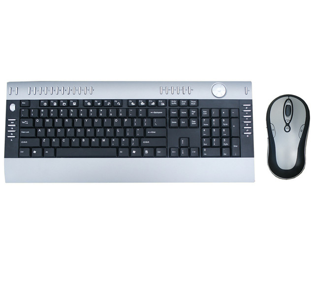 Eminent Wireless Keyboard & Mouse Deluxe RF Wireless QWERTY keyboard