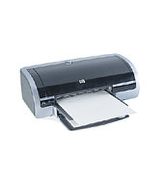 HP Deskjet Color 5850 Цвет 4800 x 1200dpi A4 Wi-Fi Cеребряный, Белый струйный принтер