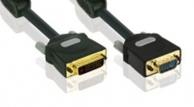 Profigold DVI-A Male to VGA 15pin HD Male - 10 m 10м