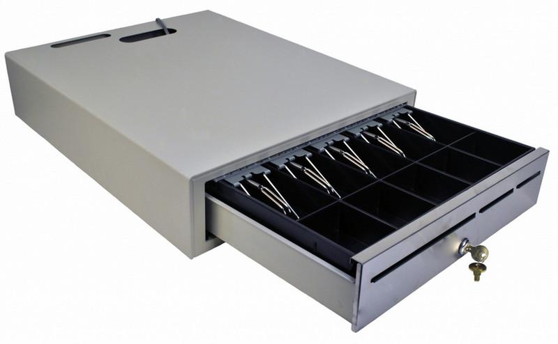M-S Cash Drawer EP-127-SA-23-W ABS synthetics Aluminium cash box tray