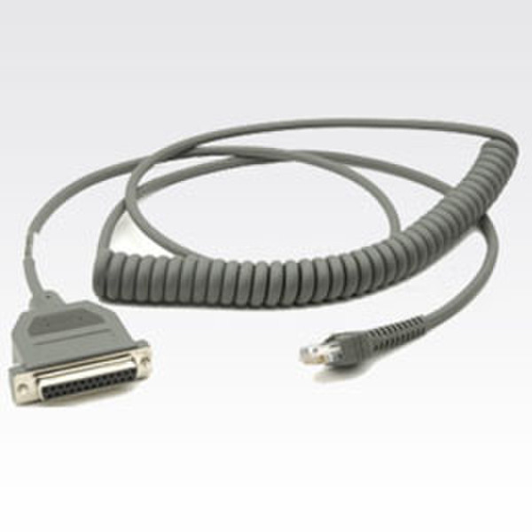 Zebra CBA-R38-C09ZAR 2.7m DB25 FM Grau Serien-Kabel