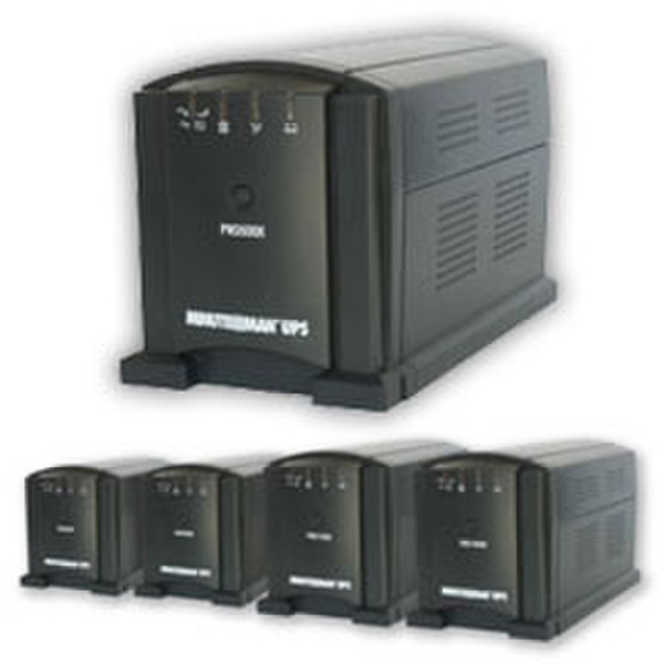 Minute Man Pro500E 500VA Black uninterruptible power supply (UPS)