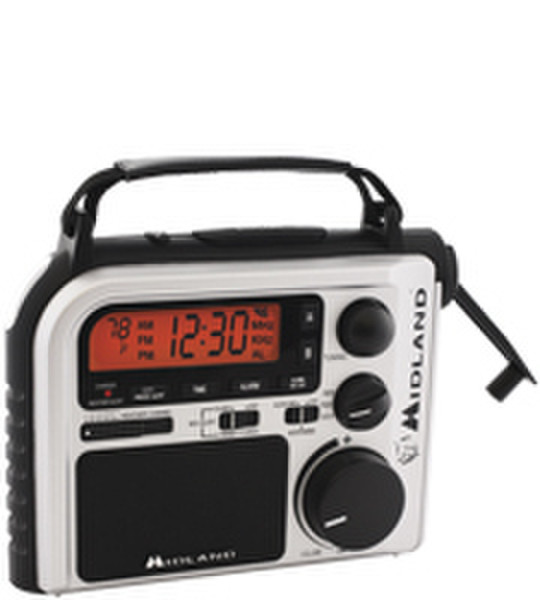 Midland ER102 Портативный Цифровой Черный, Cеребряный радиоприемник