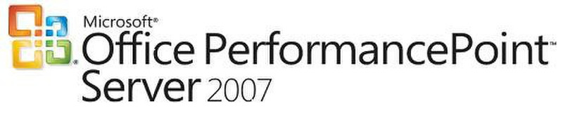 Microsoft Office PerformancePoint Server 2007, MVL, CD, ESP Microsoft Volume License (MVL) Spanisch