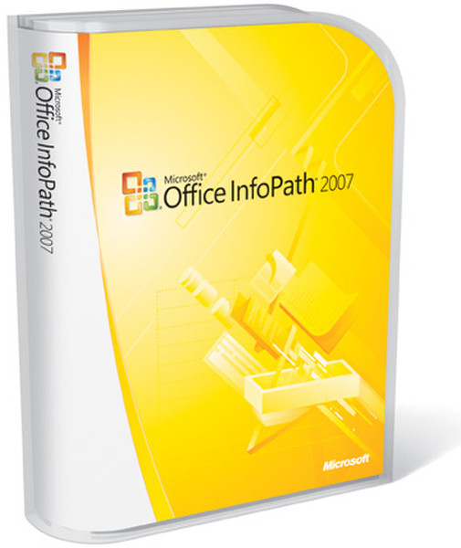 Microsoft InfoPath 2007, MVL, WIN, x32, CD, KAZ