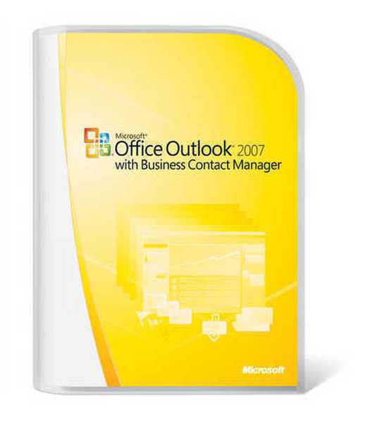 Microsoft Office Outlook 2007 w/Business Contact Manager , MVL, CD почтовая программа