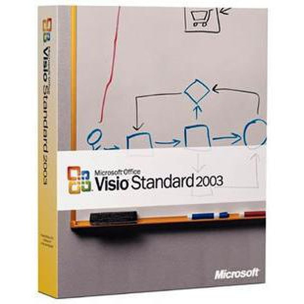 Microsoft Office Visio Standard 2003+Visio Viewer, POR, MVL, CD Microsoft Volume License (MVL)