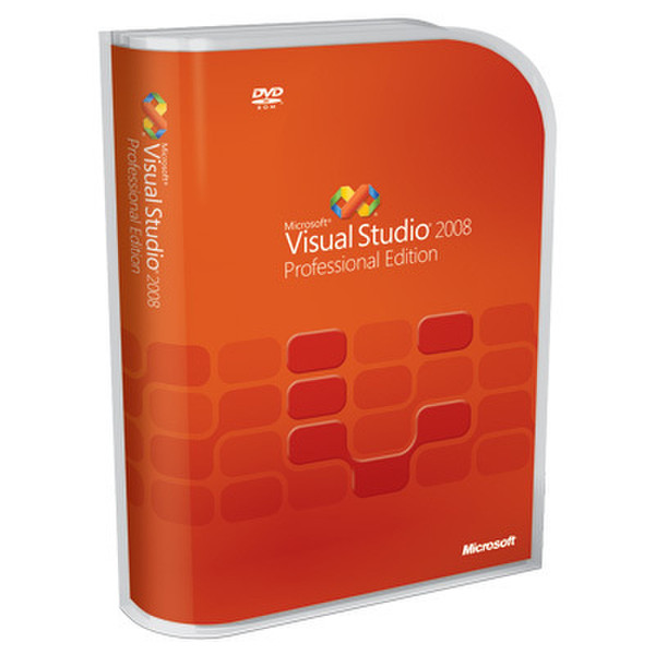 Microsoft Visual Studio 2008 Professional Edition, MVL, DVD, RUS